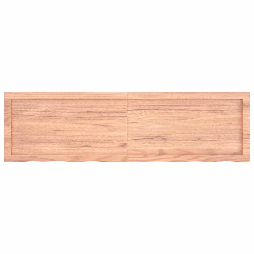 8720845835521_g_en_hd_2 vidaXL Table Top Light Brown 140x40x4 cm Treated Solid Wood Oak - Image 3