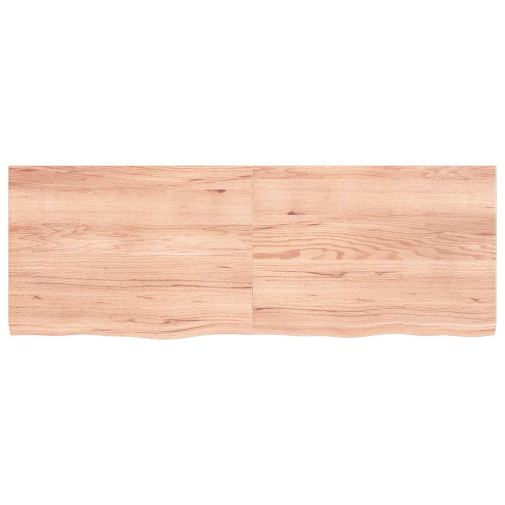 8720845835545_g_en_hd_1 vidaXL Table Top Light Brown 140x50x4 cm Treated Solid Wood Oak - Image 2