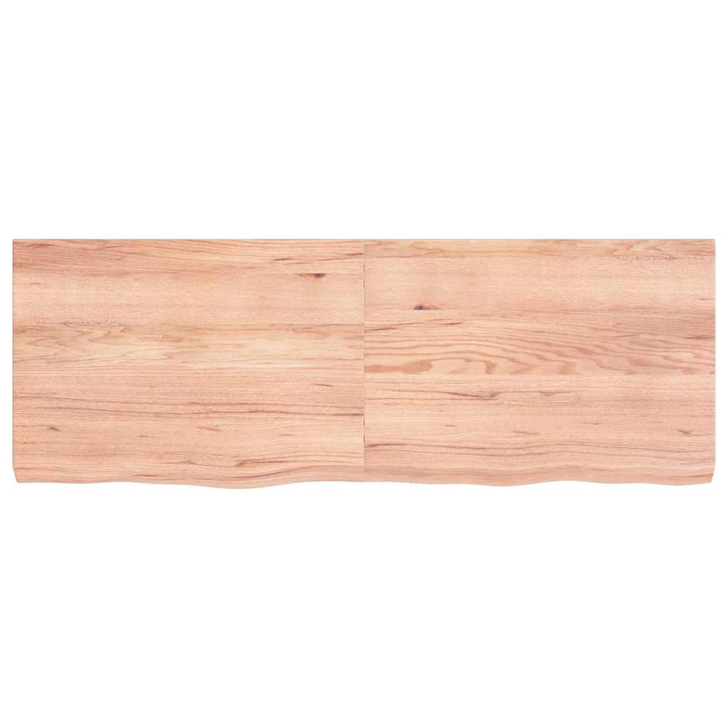 8720845835552_g_en_hd_1 vidaXL Table Top Light Brown 140x50x6 cm Treated Solid Wood Oak - Image 2