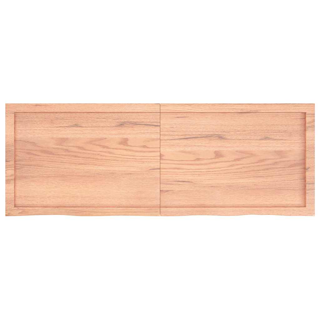 8720845835552_g_en_hd_2 vidaXL Table Top Light Brown 140x50x6 cm Treated Solid Wood Oak - Image 3