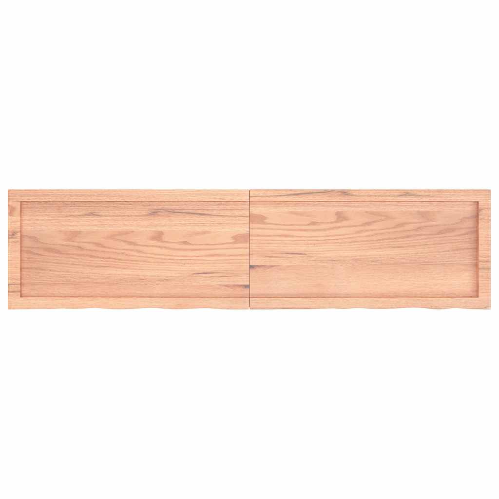 8720845835583_g_en_hd_1 vidaXL Table Top Light Brown 160x40x4 cm Treated Solid Wood Oak - Image 2
