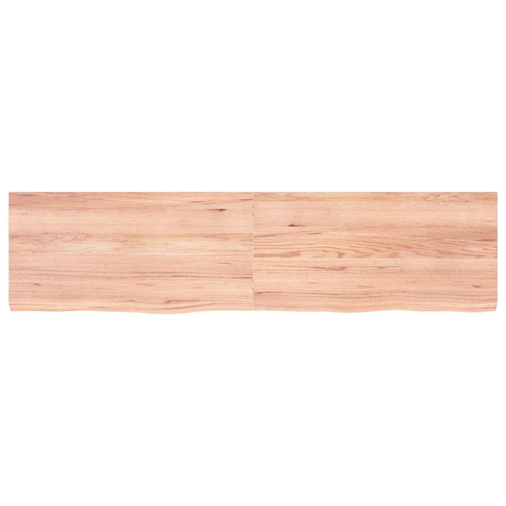 8720845835583_g_en_hd_2 vidaXL Table Top Light Brown 160x40x4 cm Treated Solid Wood Oak - Image 3