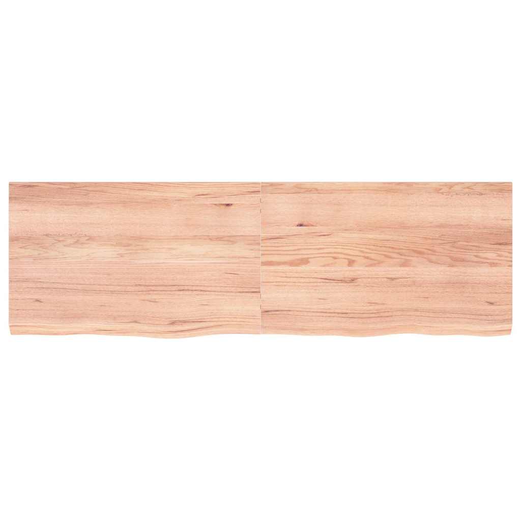 8720845835606_g_en_hd_2 vidaXL Table Top Light Brown 160x50x4 cm Treated Solid Wood Oak - Image 3
