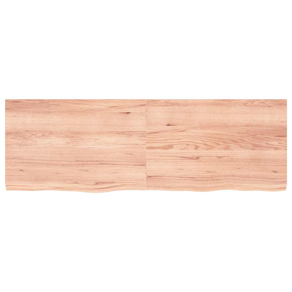8720845835699_g_en_hd_1 vidaXL Table Top Light Brown 180x60x6 cm Treated Solid Wood Oak - Image 2
