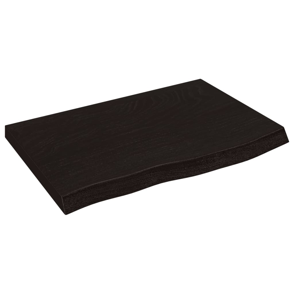8720845835835_a_en_hd_1 vidaXL Table Top Dark Brown 60x40x4 cm Treated Solid Wood Oak - Image 2