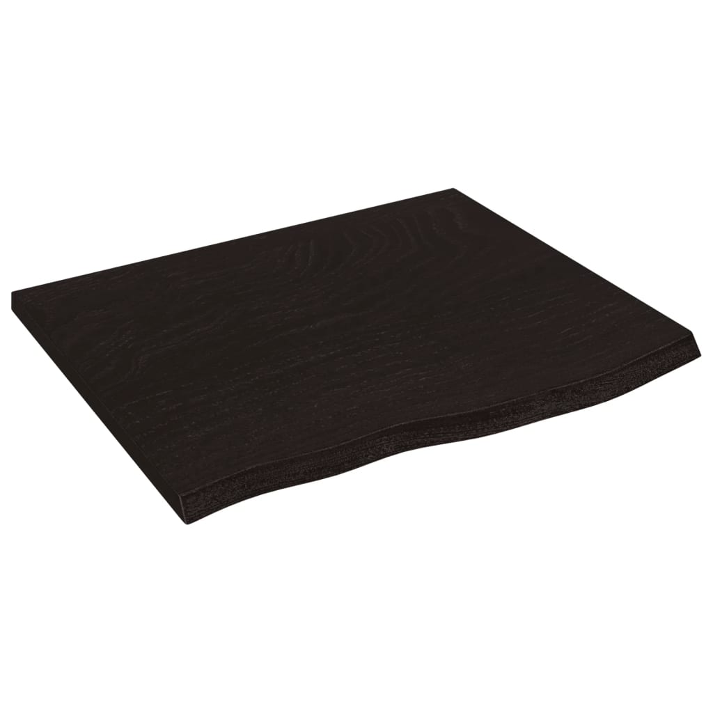 8720845835859_a_en_hd_1 vidaXL Table Top Dark Brown 60x50x2 cm Treated Solid Wood Oak - Image 2