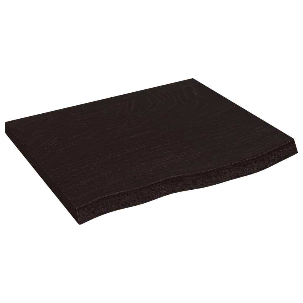 8720845835866_a_en_hd_1 vidaXL Table Top Dark Brown 60x50x4 cm Treated Solid Wood Oak - Image 2