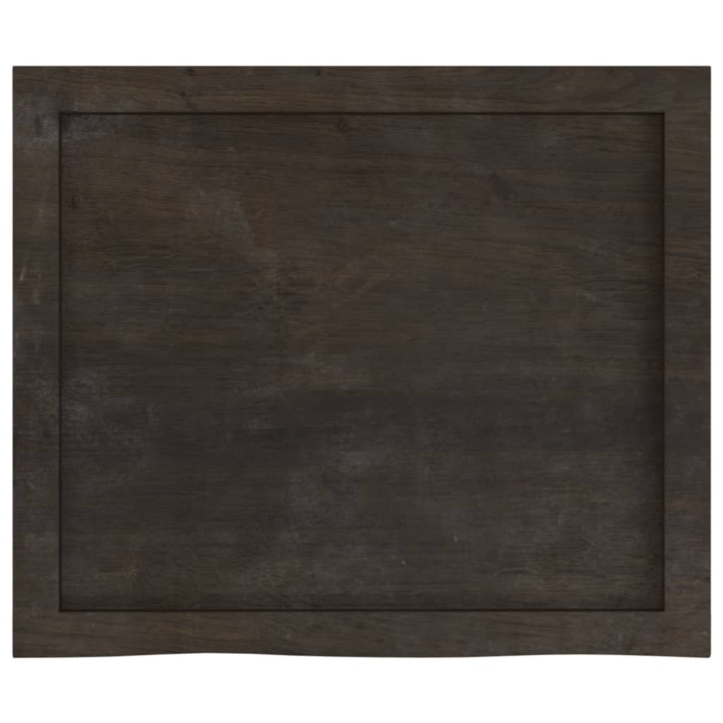 8720845835866_g_en_hd_2 vidaXL Table Top Dark Brown 60x50x4 cm Treated Solid Wood Oak - Image 4