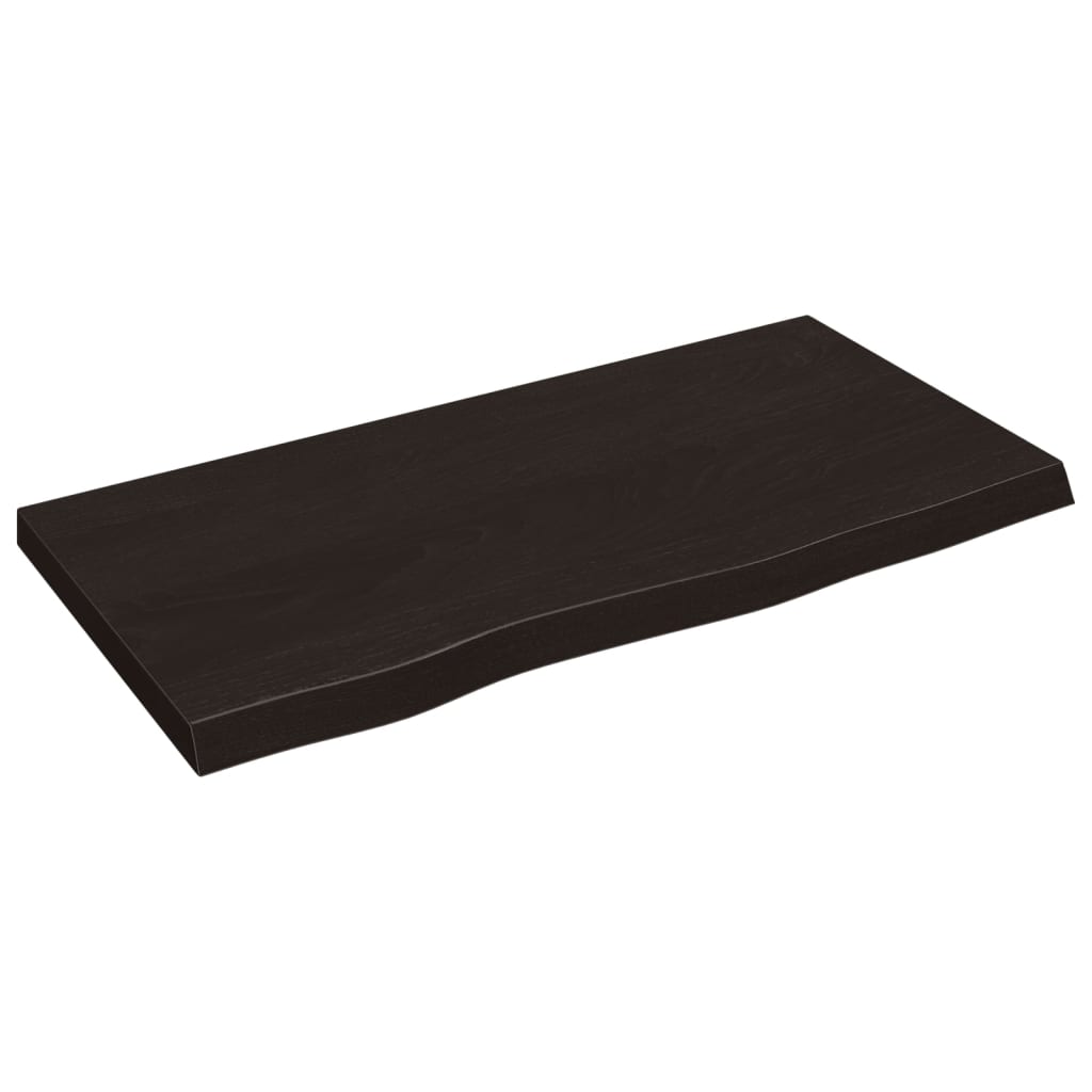 8720845835927_a_en_hd_1 vidaXL Table Top Dark Brown 80x40x4 cm Treated Solid Wood Oak - Image 2