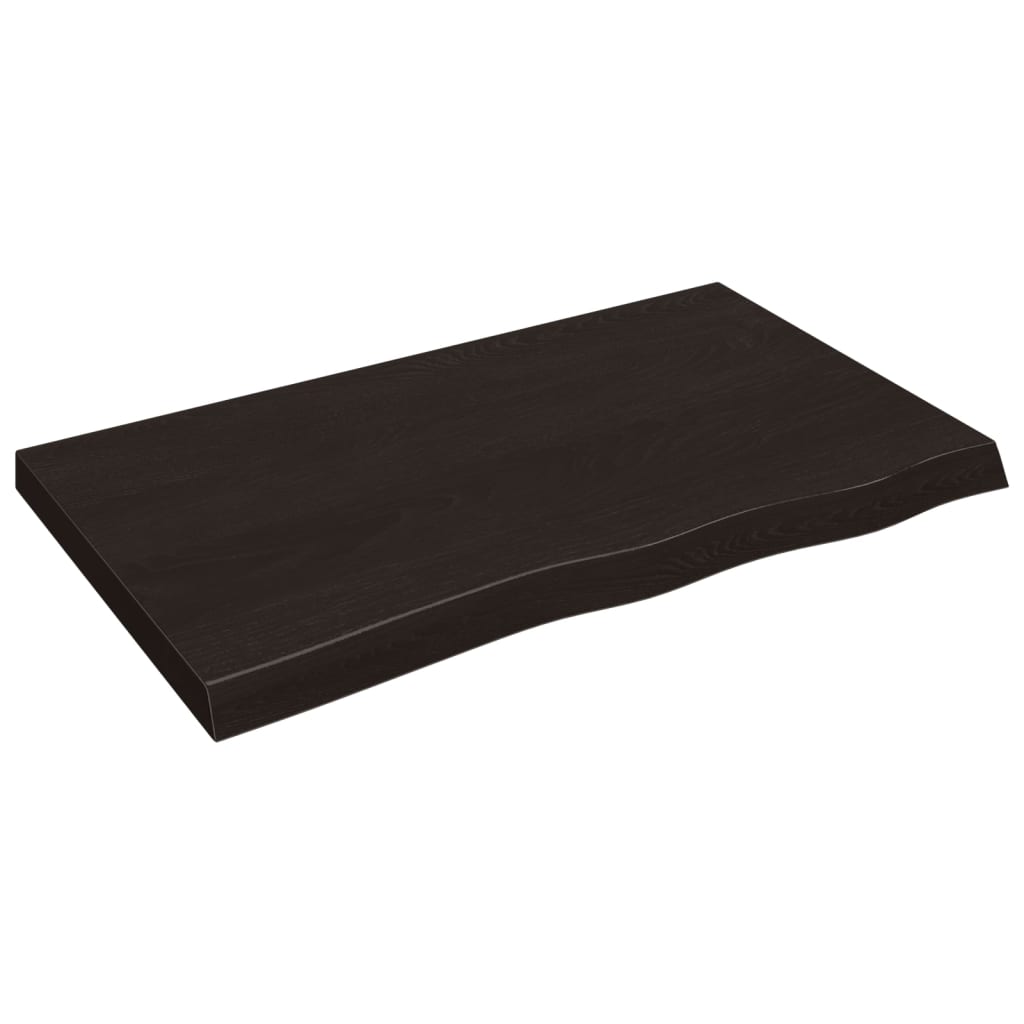8720845836085_a_en_hd_1 vidaXL Table Top Dark Brown 100x60x6 cm Treated Solid Wood Oak - Image 2