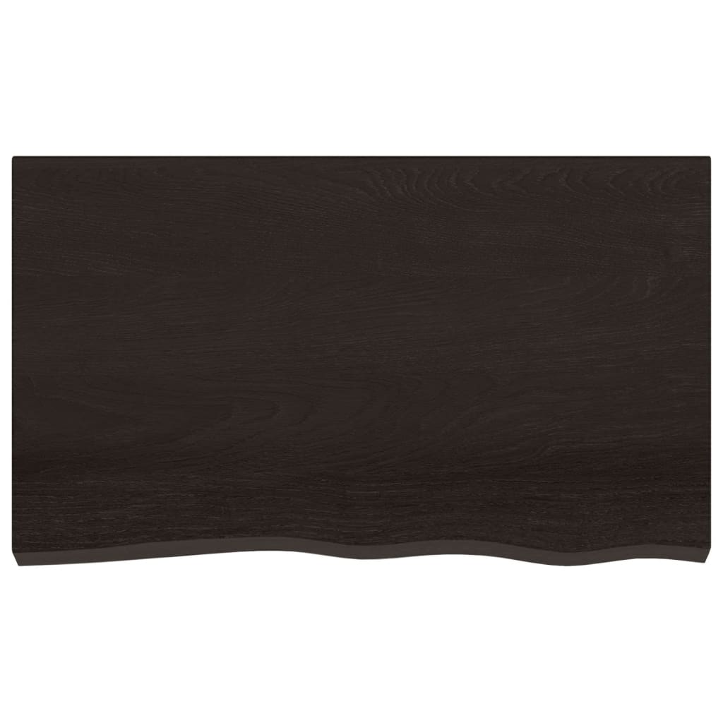 8720845836085_g_en_hd_1 vidaXL Table Top Dark Brown 100x60x6 cm Treated Solid Wood Oak - Image 3