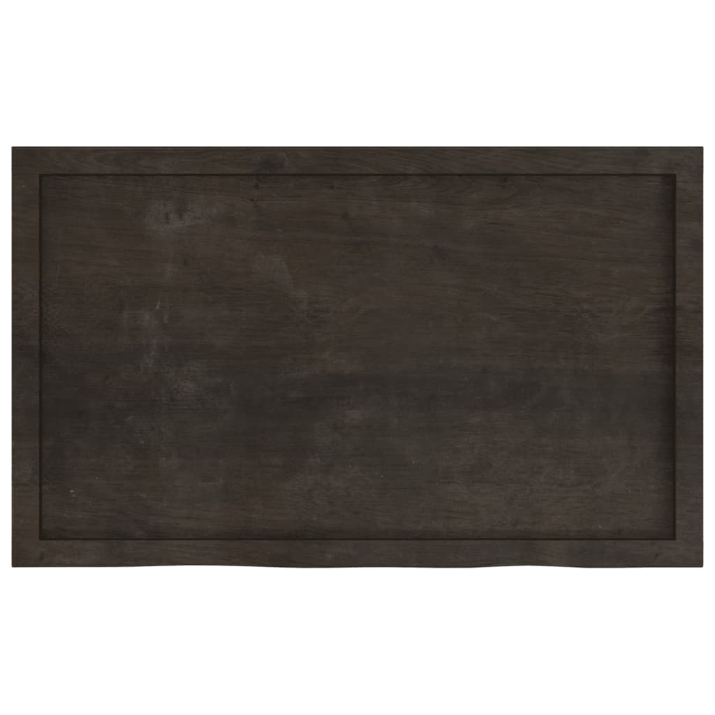 8720845836085_g_en_hd_2 vidaXL Table Top Dark Brown 100x60x6 cm Treated Solid Wood Oak - Image 4