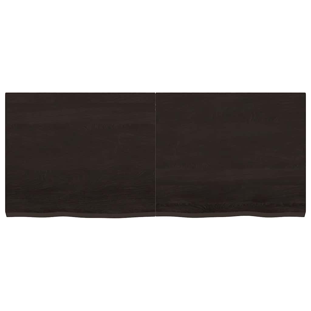 8720845836115_g_en_hd_2 vidaXL Table Top Dark Brown 120x50x4 cm Treated Solid Wood Oak - Image 3