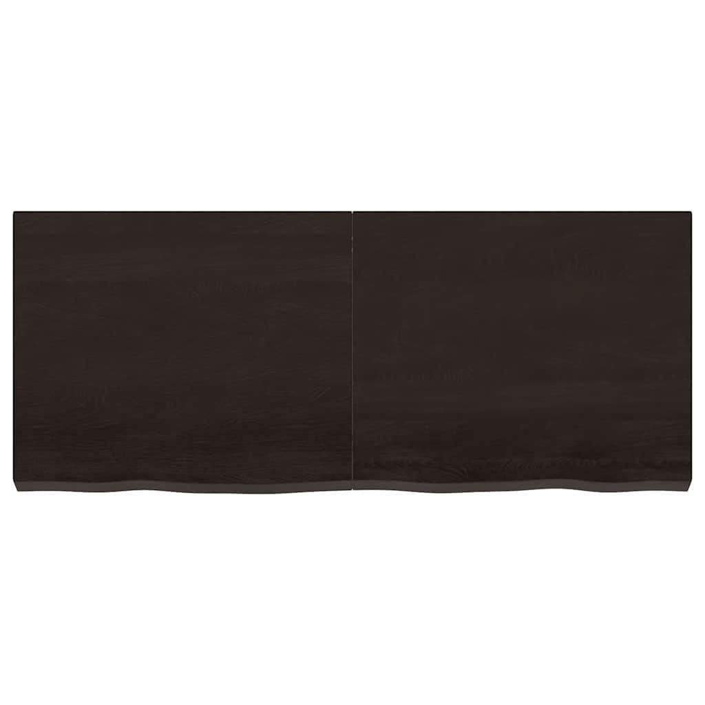 8720845836122_g_en_hd_2 vidaXL Table Top Dark Brown 120x50x6 cm Treated Solid Wood Oak - Image 3