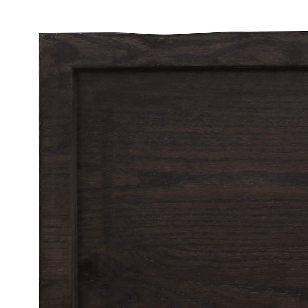 8720845836122_g_en_hd_5 vidaXL Table Top Dark Brown 120x50x6 cm Treated Solid Wood Oak - Image 6