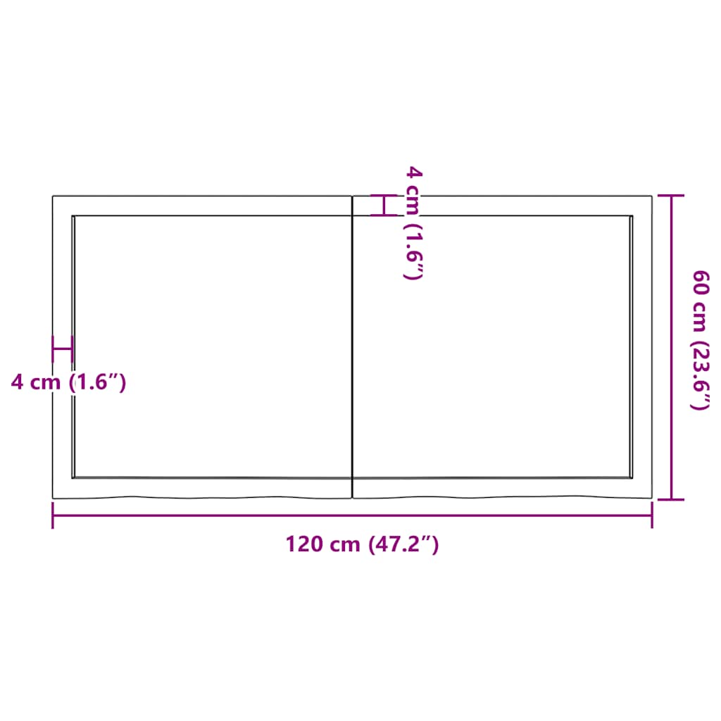 8720845836146_g_en_hd_9 vidaXL Table Top Dark Brown 120x60x6 cm Treated Solid Wood Oak - Image 10