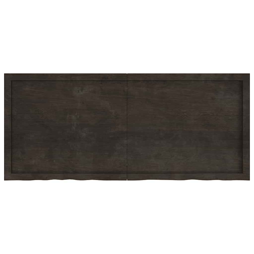 8720845836191_g_en_hd_1 vidaXL Table Top Dark Brown 140x60x4 cm Treated Solid Wood Oak - Image 2