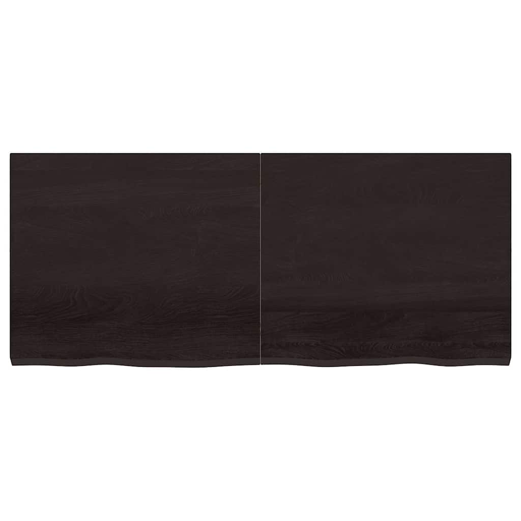 8720845836191_g_en_hd_2 vidaXL Table Top Dark Brown 140x60x4 cm Treated Solid Wood Oak - Image 3