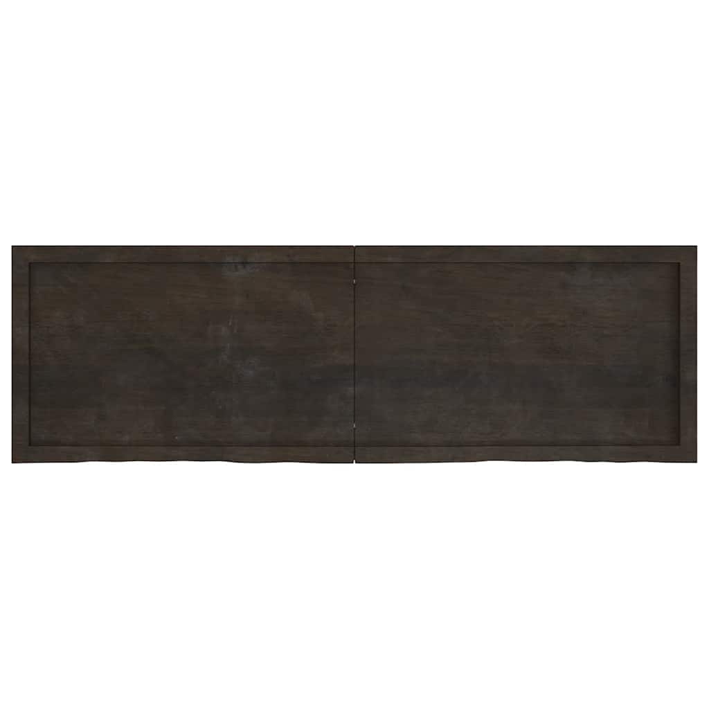 8720845836238_g_en_hd_1 vidaXL Table Top Dark Brown 160x50x4 cm Treated Solid Wood Oak - Image 2