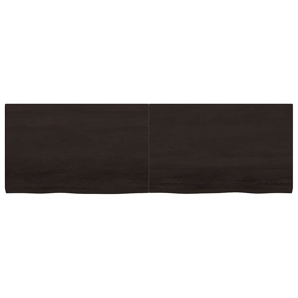 8720845836238_g_en_hd_2 vidaXL Table Top Dark Brown 160x50x4 cm Treated Solid Wood Oak - Image 3