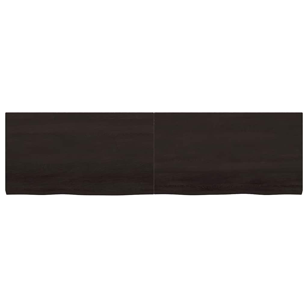 8720845836290_g_en_hd_2 vidaXL Table Top Dark Brown 180x50x4 cm Treated Solid Wood Oak - Image 3