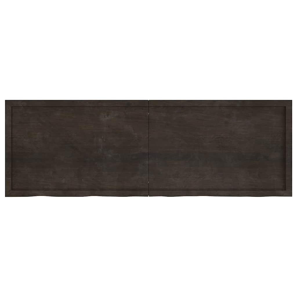 8720845836313_g_en_hd_1 vidaXL Table Top Dark Brown 180x60x4 cm Treated Solid Wood Oak - Image 2