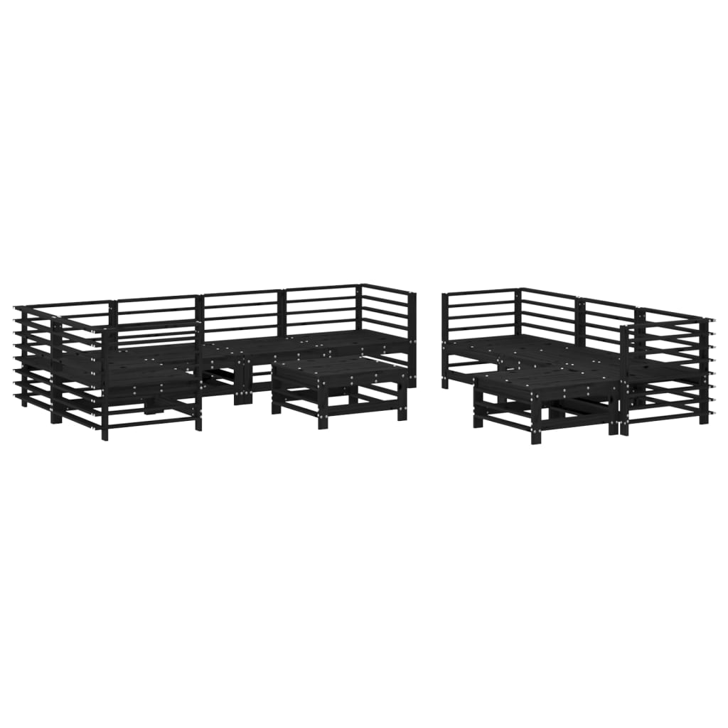 8720845839611_g_en_hd_1 vidaXL 10 Piece Garden Lounge Set with Cushions Black Solid Wood - Image 3