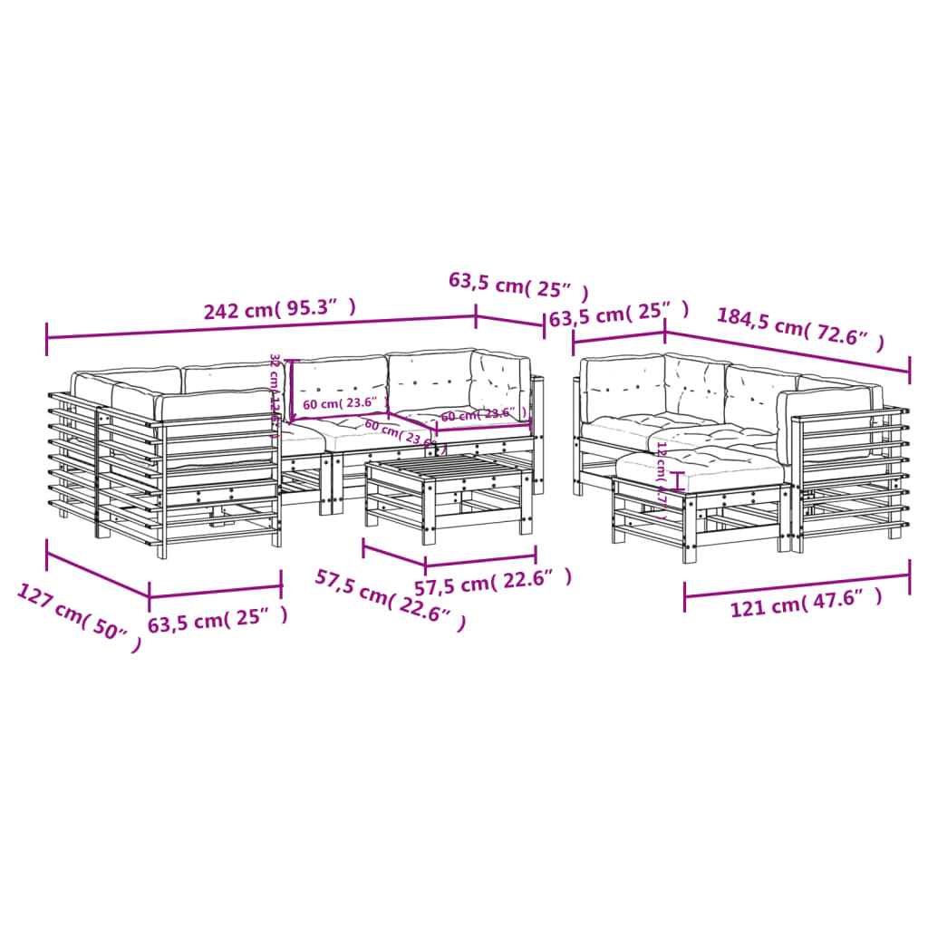 8720845839611_g_en_hd_7 vidaXL 10 Piece Garden Lounge Set with Cushions Black Solid Wood - Image 9