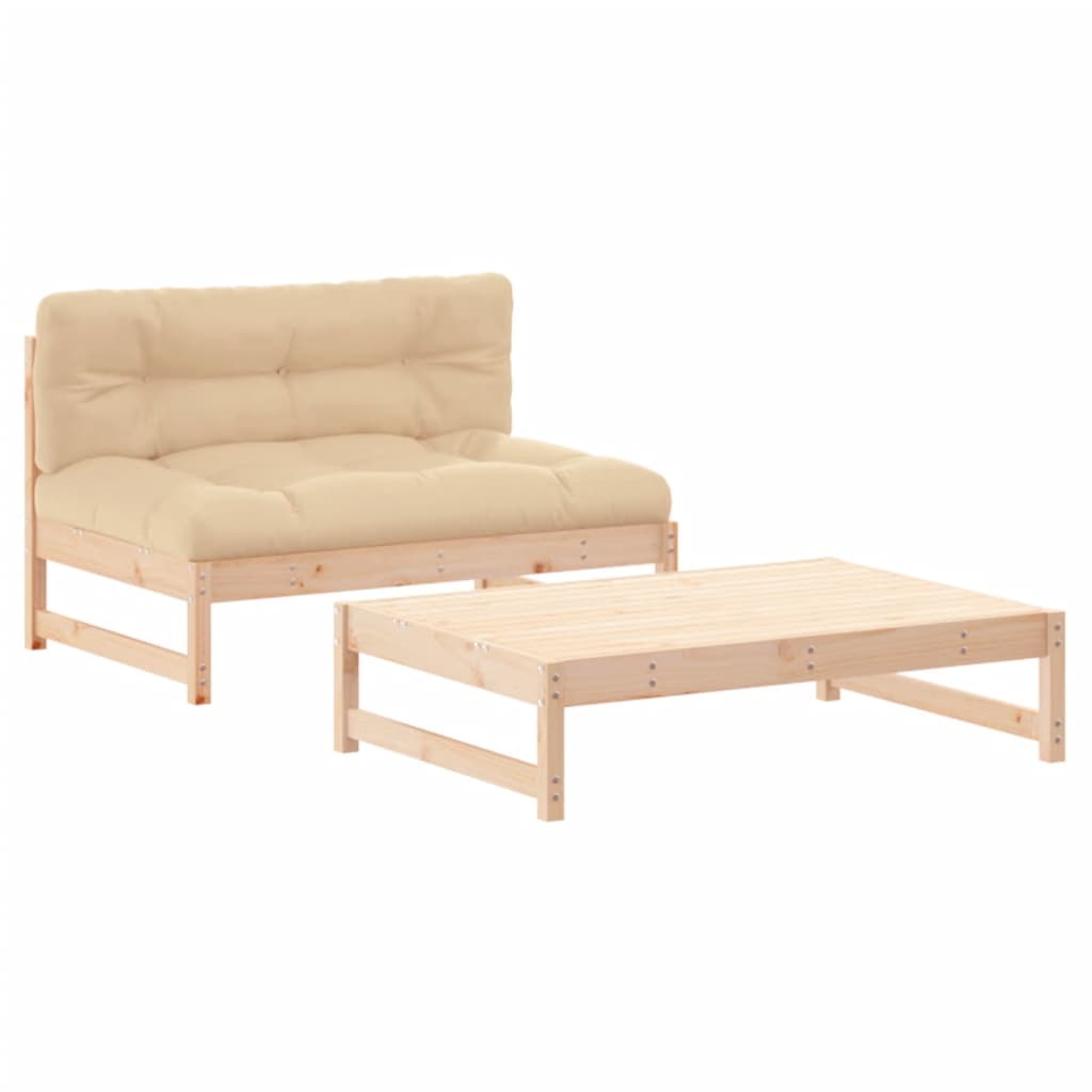 8720845839642_a_en_hd_1 vidaXL 2 Piece Garden Lounge Set with Cushions Solid Wood - Image 2