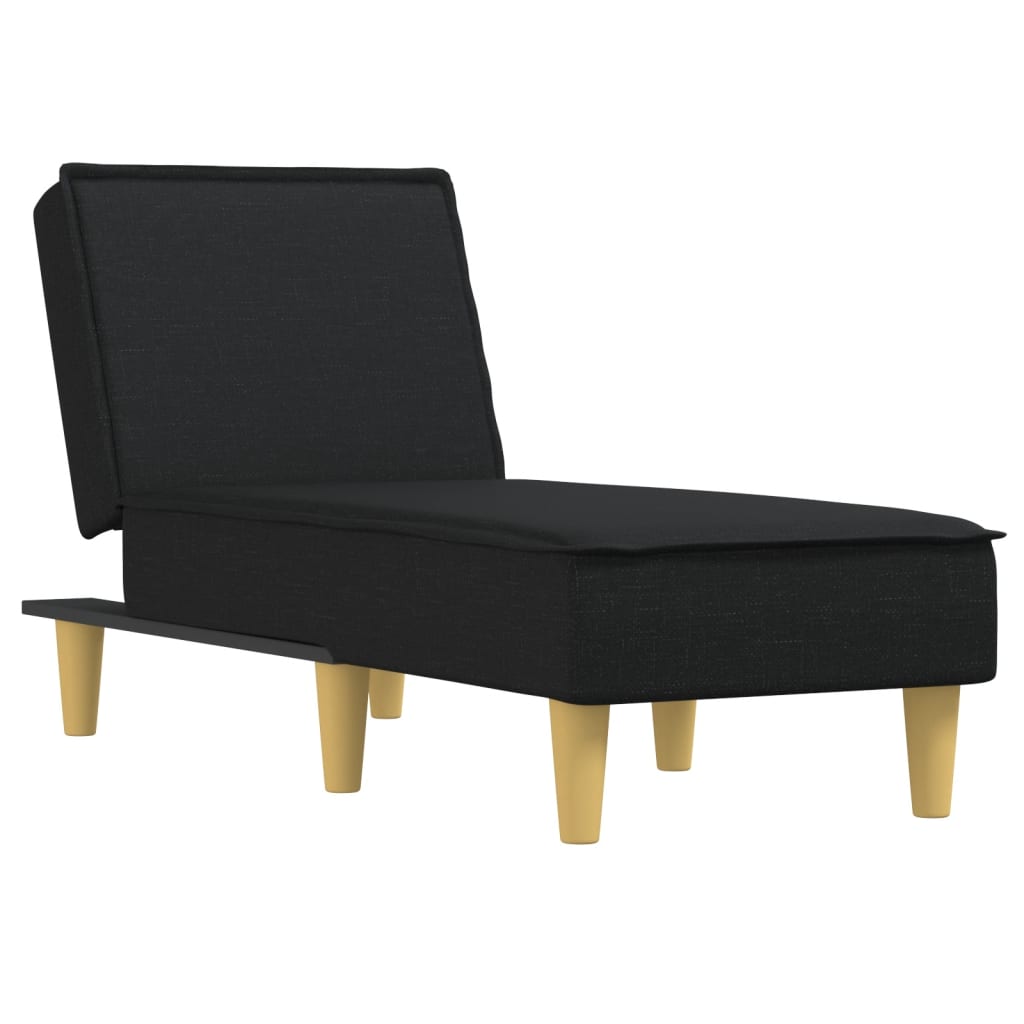 8720845847524_a_en_hd_1 vidaXL Chaise Longue Black Fabric - Image 2