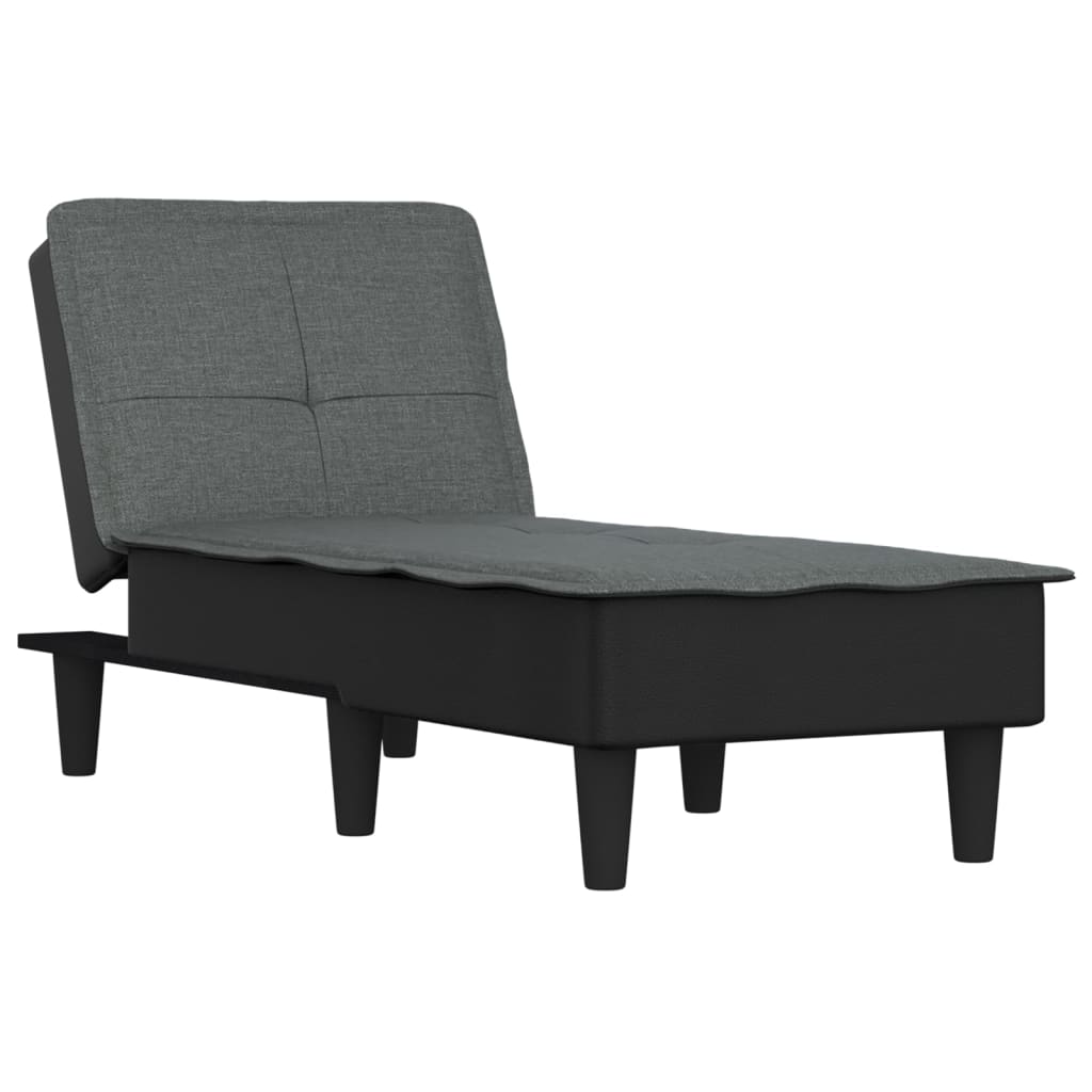 8720845847609_a_en_hd_1 vidaXL Chaise Longue Dark Grey Fabric - Image 2