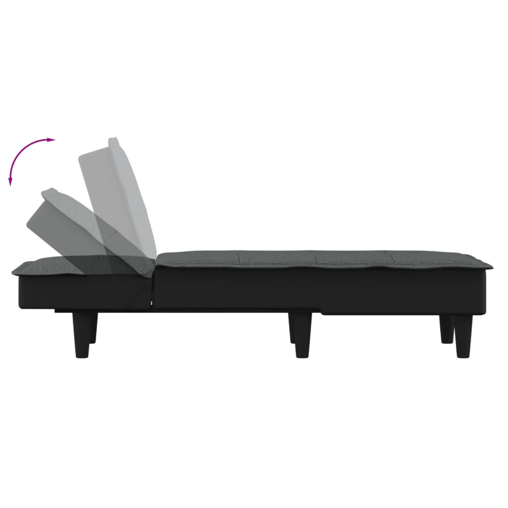 8720845847609_g_en_hd_4 vidaXL Chaise Longue Dark Grey Fabric - Image 6