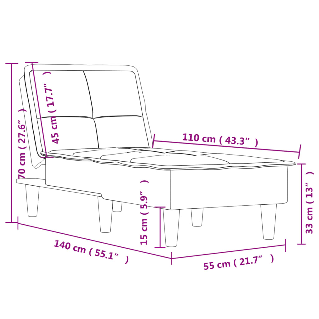 8720845847609_g_en_hd_8 vidaXL Chaise Longue Dark Grey Fabric - Image 10