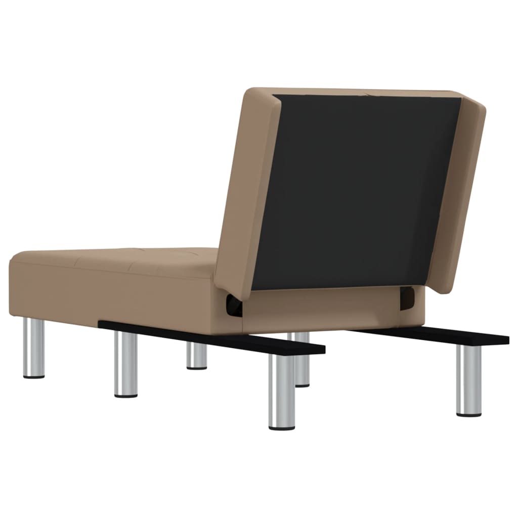 8720845847715_g_en_hd_3 vidaXL Chaise Longue Capuccino Faux Leather - Image 5