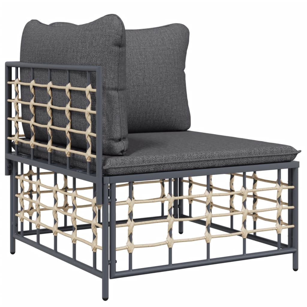 8720845849368_g_en_hd_2 vidaXL 10 Piece Garden Lounge Set with Cushions Anthracite Poly Rattan - Image 4