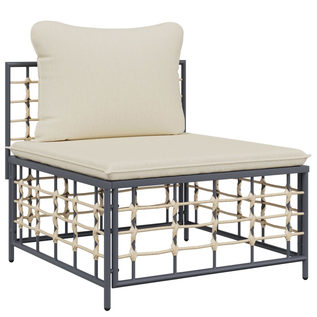 8720845849399_g_en_hd_3 vidaXL 10 Piece Garden Lounge Set with Cushions Anthracite Poly Rattan - Image 5
