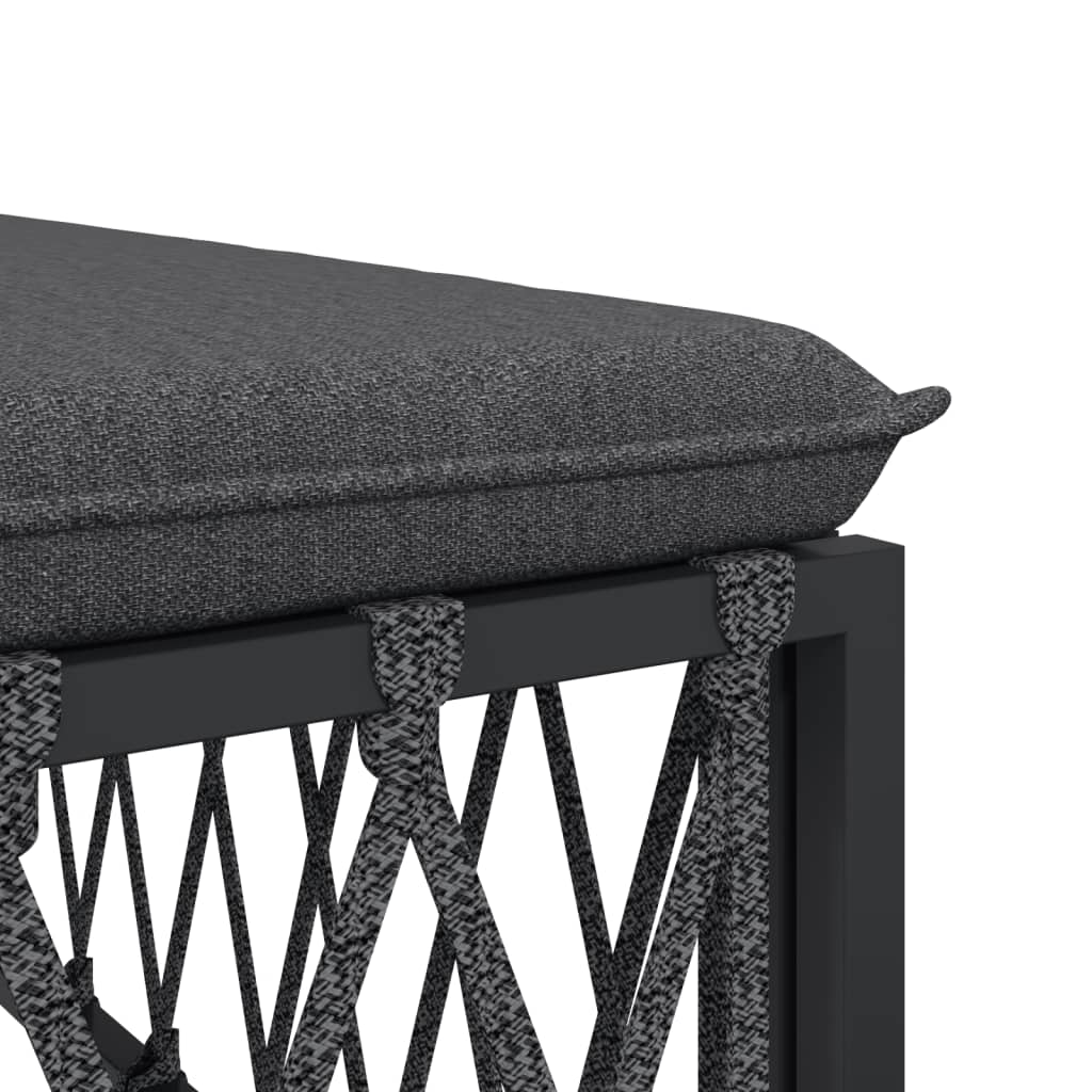 8720845849443_g_en_hd_3 vidaXL 2 Piece Garden Lounge Set with Cushions Anthracite Steel - Image 5