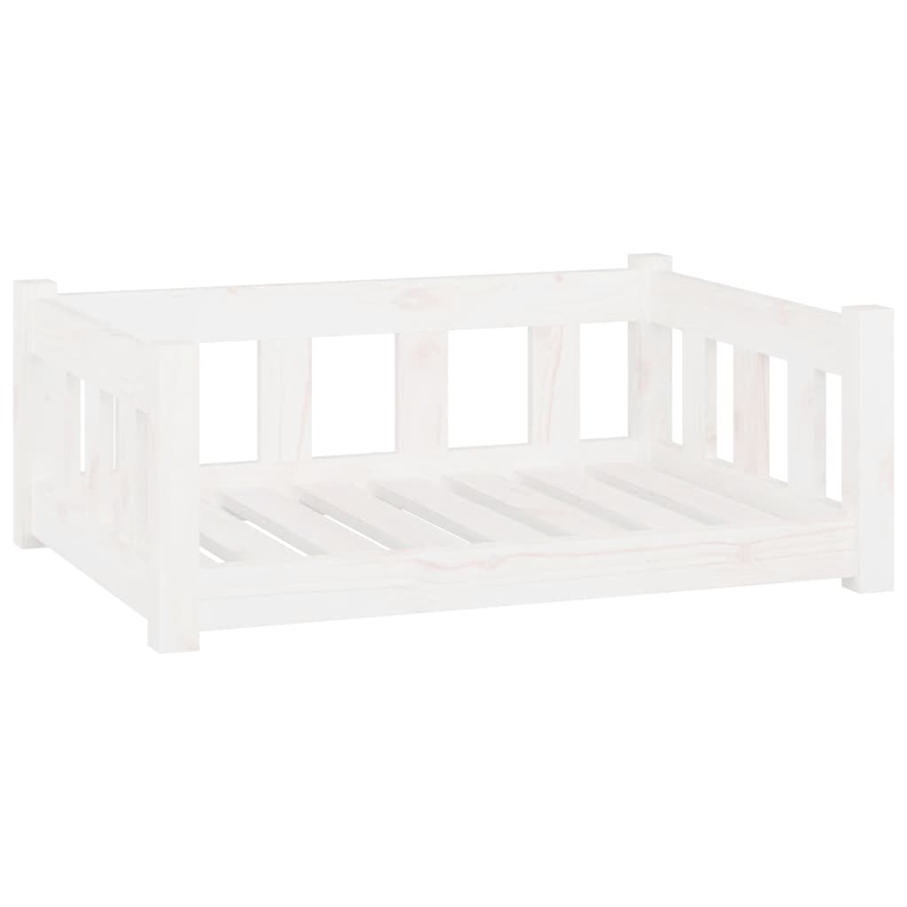 8720845852399_a_en_hd_1 vidaXL Dog Bed White 75.5x55.5x28 cm Solid Wood Pine - Image 2