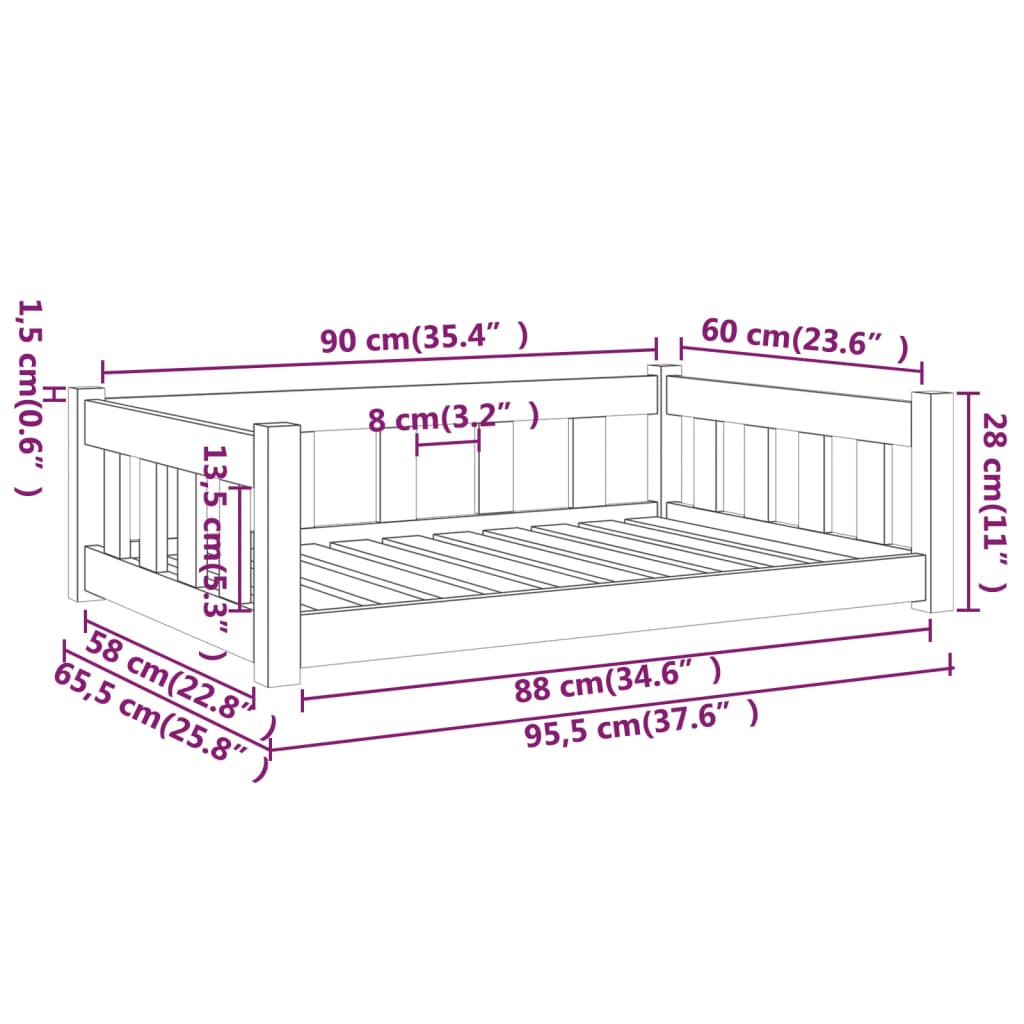 8720845852405_g_en_hd_5 vidaXL Dog Bed 95.5x65.5x28 cm Solid Wood Pine - Image 7