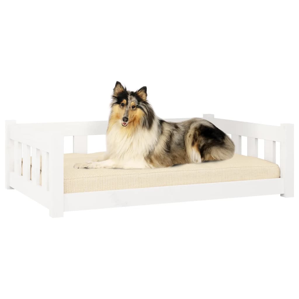 8720845852412_g_en_hd_1 vidaXL Dog Bed White 95.5x65.5x28 cm Solid Wood Pine - Image 3