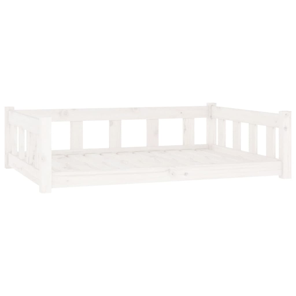 8720845852436_a_en_hd_1 vidaXL Dog Bed White 105.5x75.5x28 cm Solid Wood Pine - Image 2