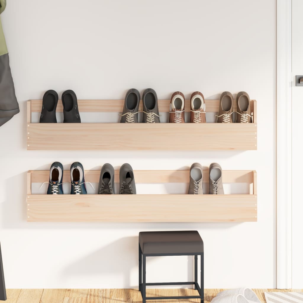 8720845852917_g_en_hd_1 vidaXL Wall-mounted Shoe Racks 2 pcs 110x9x23 cm Solid Wood Pine - Image 3