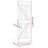 vidaXL Door NARVIK 70x210 cm Solid Wood Pine - Image 9