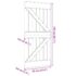 vidaXL Door NARVIK 95x210 cm Solid Wood Pine - Image 9