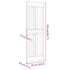 vidaXL Door NARVIK 70x210 cm Solid Wood Pine - Image 9