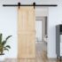 vidaXL Door NARVIK 80x210 cm Solid Wood Pine