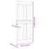 vidaXL Door NARVIK 85x210 cm Solid Wood Pine - Image 9