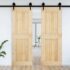 vidaXL Door NARVIK 80x210 cm Solid Wood Pine - Image 3