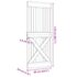 vidaXL Door NARVIK 85x210 cm Solid Wood Pine - Image 9