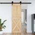 vidaXL Door NARVIK 70x210 cm Solid Wood Pine